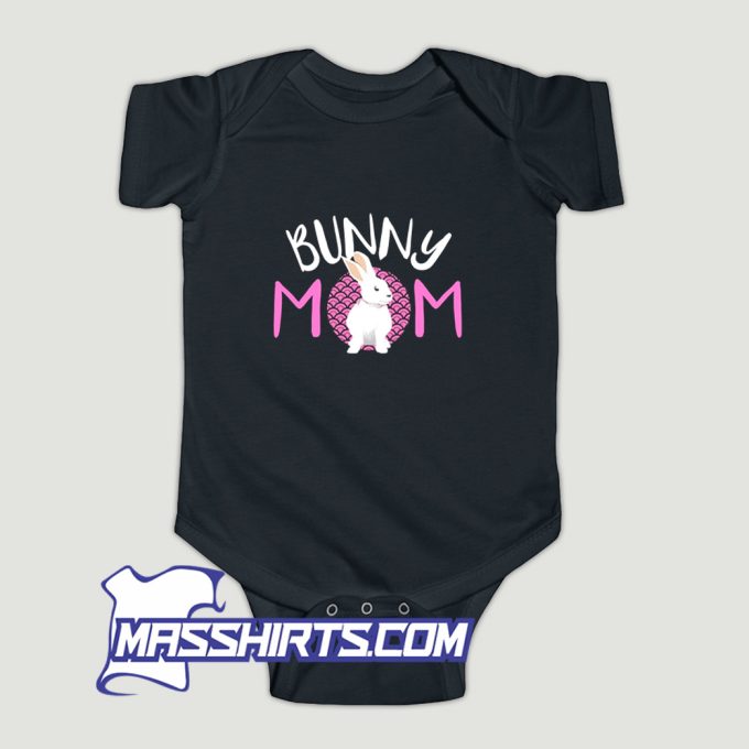 Bunny Mom Lady Bunnies Dwarf Rabbit Baby Onesie