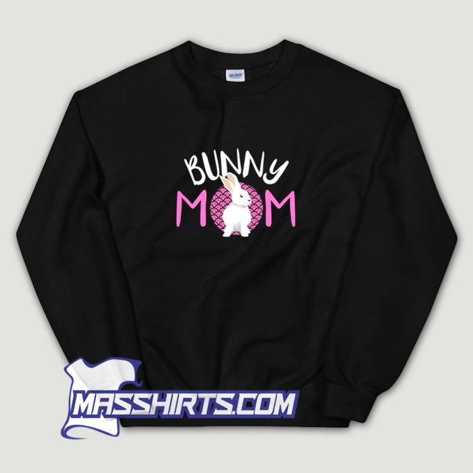 Bunny Mom Lady Bunnies Dwarf Rabbit Sweatshirt