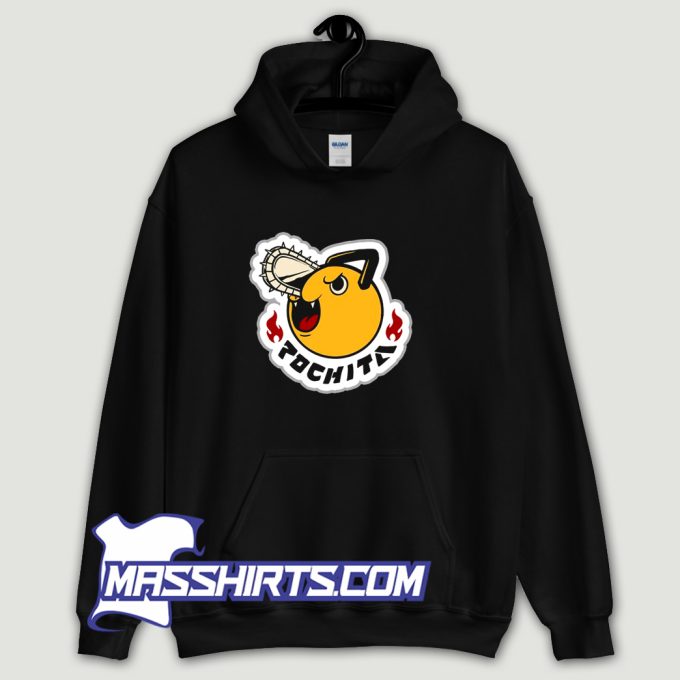 Cheap Pochita Head Hoodie Streetwear