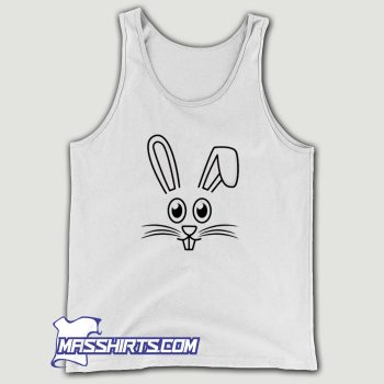 Cute Easter Bunny Face I Easter Tank Top