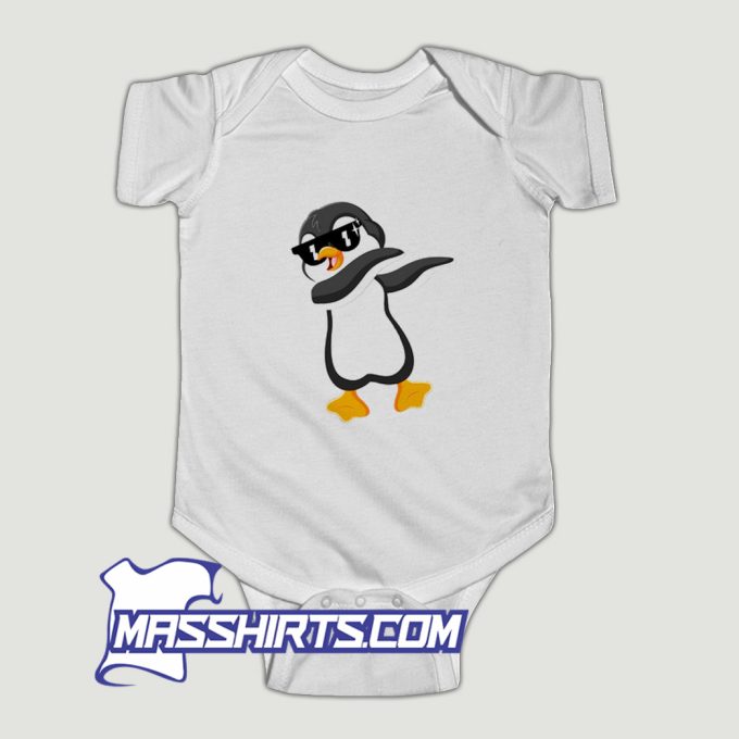 Dab Dabbing Penguin Dance Baby Onesie