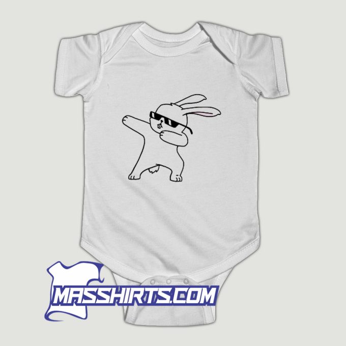 Dabbing Bunny Baby Onesie On Sale