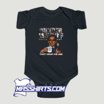 Dunder Mifflin Paper Company Michael Scott Baby Onesie