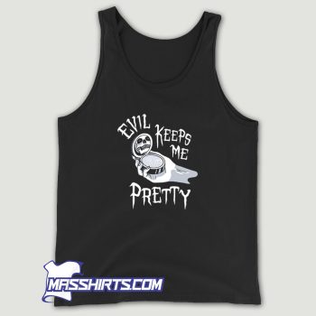 Evil Keeps Me Pretty Cosmetic Makeup Tank Top