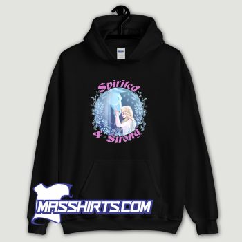 Frozen 2 Elsa Spirited Strong Hoodie Streetwear