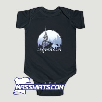 Frozen Arendelle Ice Castle Baby Onesie