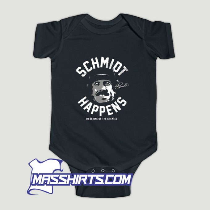 Mike Schmidt Schmidt Happens Baby Onesie