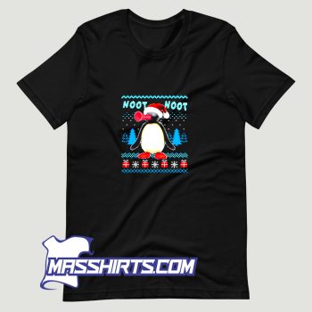 Noot Noot Pingun Christmas T Shirt Design
