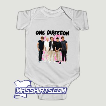 One Direction Flowers Baby Onesie