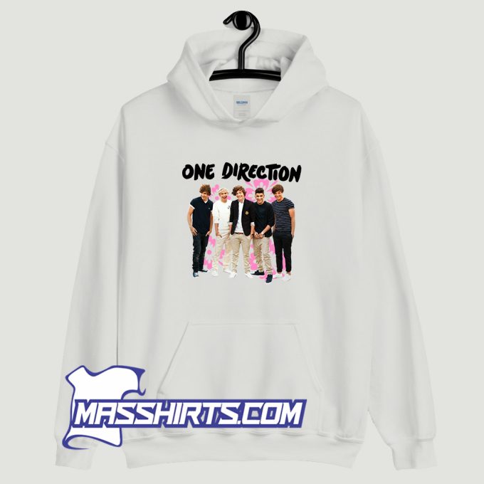 One Direction Flowers Hoodie Streetwear