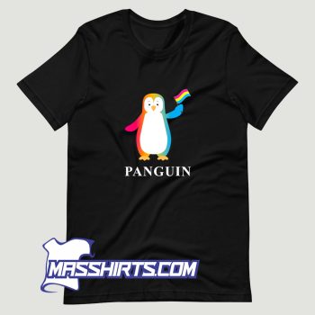 Penguin With Rainbow Flag T Shirt Design