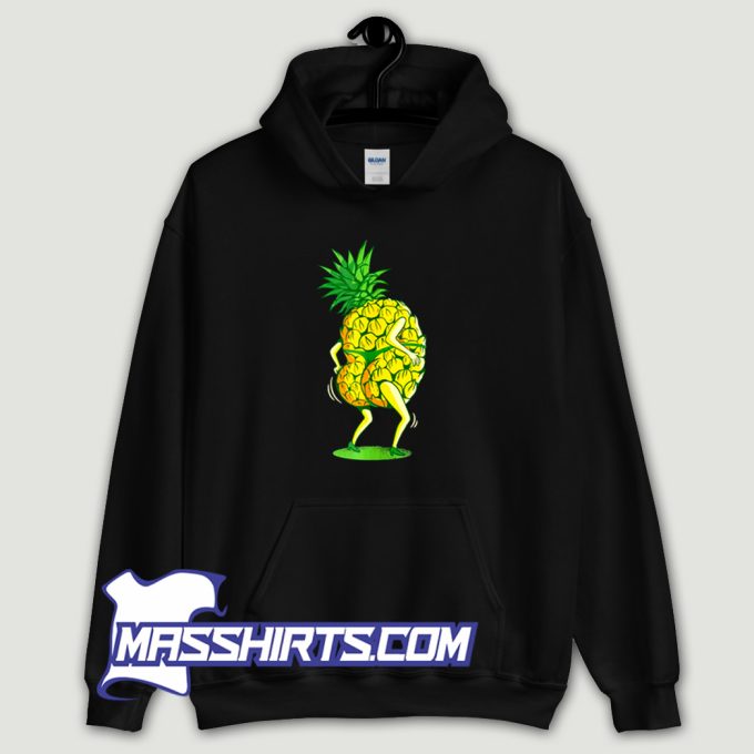 Pineapple Slut Spring Break Booty Shaking Bikini Hoodie Streetwear