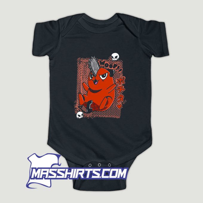 Pochita Chainsaw Man X Baby Onesie