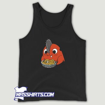 Pochita Eat Ramen Tank Top