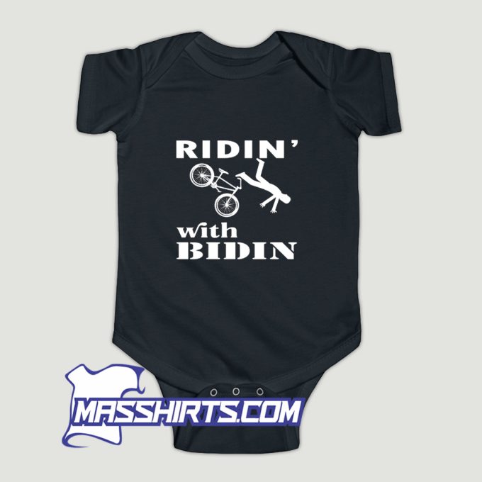 Riding With Joe Biden Baby Onesie