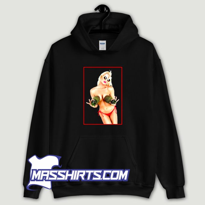 Sexy Girl In Bikini Holding Pineapples Hoodie Streetwear