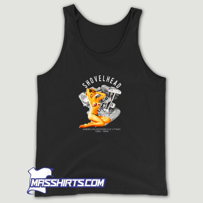 Shovelhead V Twin Engine Bikini Tank Top