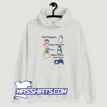 Soft Penguin Warm Penguin Little Ball Of Fur Hoodie Streetwear