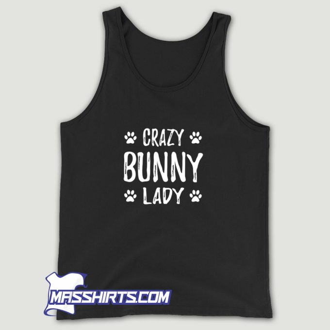 Vintage Crazy Bunny Lady Tank Top