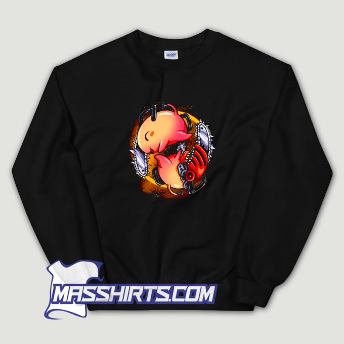 Yinyang Pochita Sweatshirt