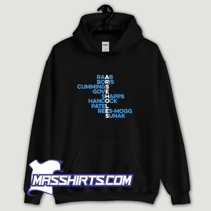 Arseholes Raab Boris Cummings Hoodie Streetwear