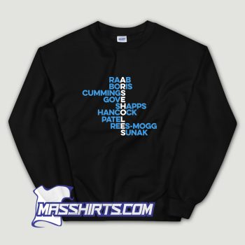 Arseholes Raab Boris Cummings Sweatshirt