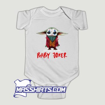 Baby Yoda Baby Joker Baby Onesie