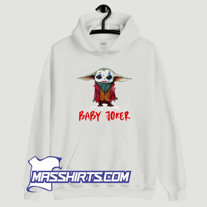 Baby Yoda Baby Joker Hoodie Streetwear