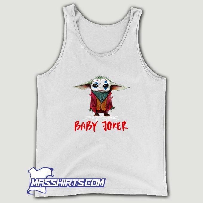 Baby Yoda Baby Joker Tank Top