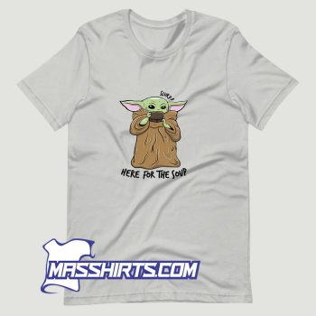 Baby Yoda Dringking Soup T Shirt Design