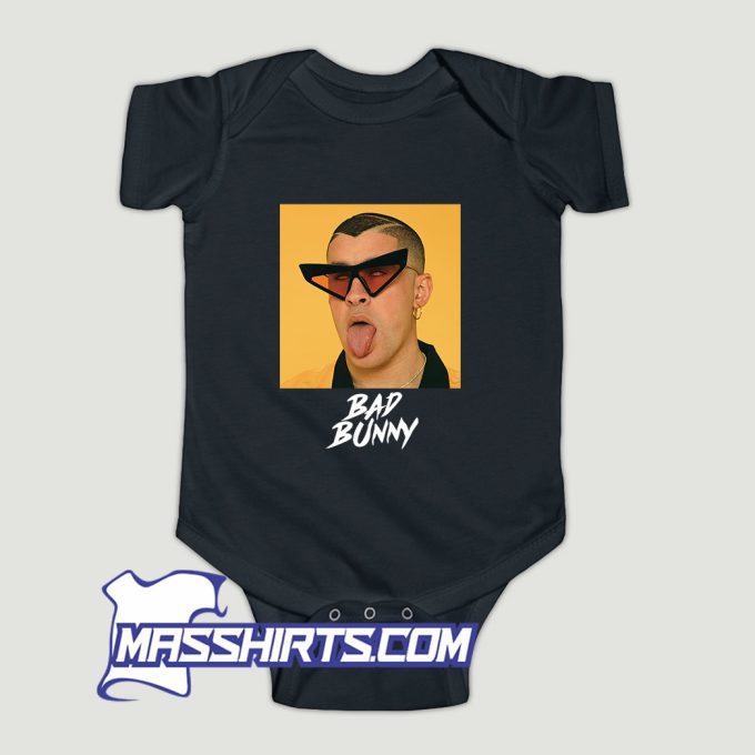 Bad Bunny Face Baby Onesie