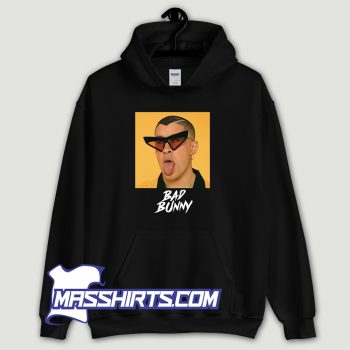 Bad Bunny Face Hoodie Streetwear