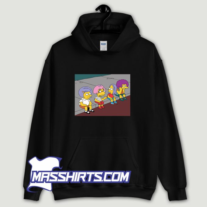 Bart On The Road Hoodie Streetwear