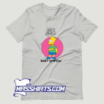 Bart Simpson I Didnt Do It T Shirt Design