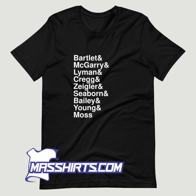 Bartlet McGarry Lyman Cregg Ziegler T Shirt Design