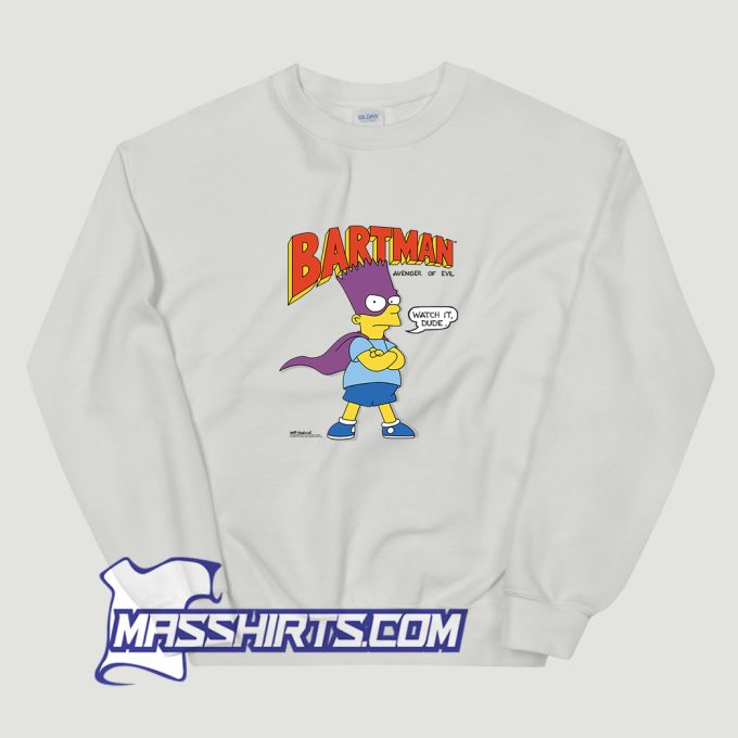 Bartman The Simpsons 1989 Sweatshirt