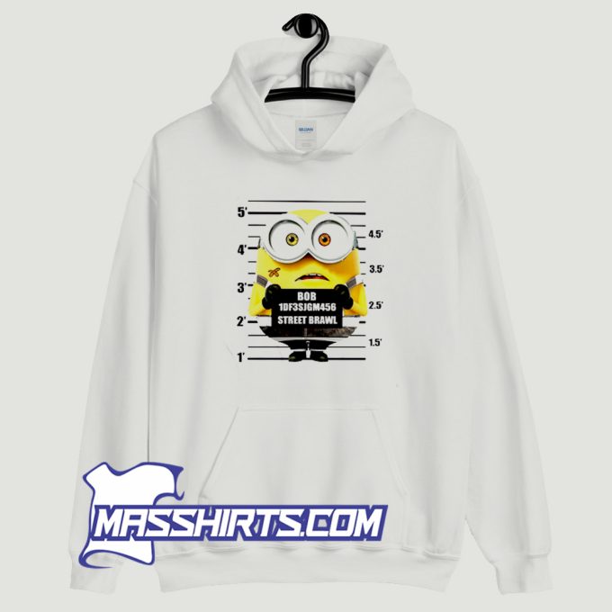 Bob Minion In Street Brawl Crime Hoodie Streetwear