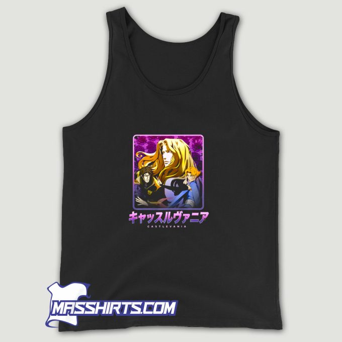 Castlevania Group Shot Kanji Tank Top