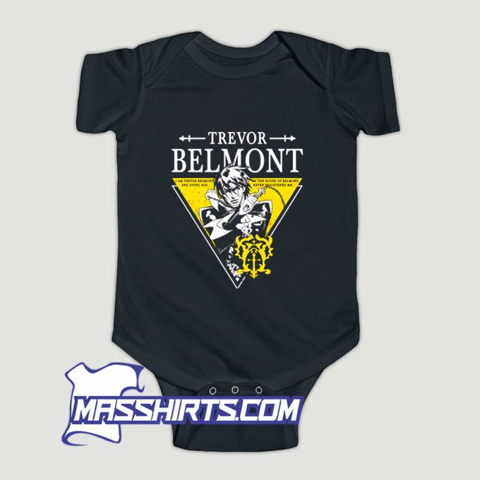 Castlevania Trevor Belmont Triangle Baby Onesie