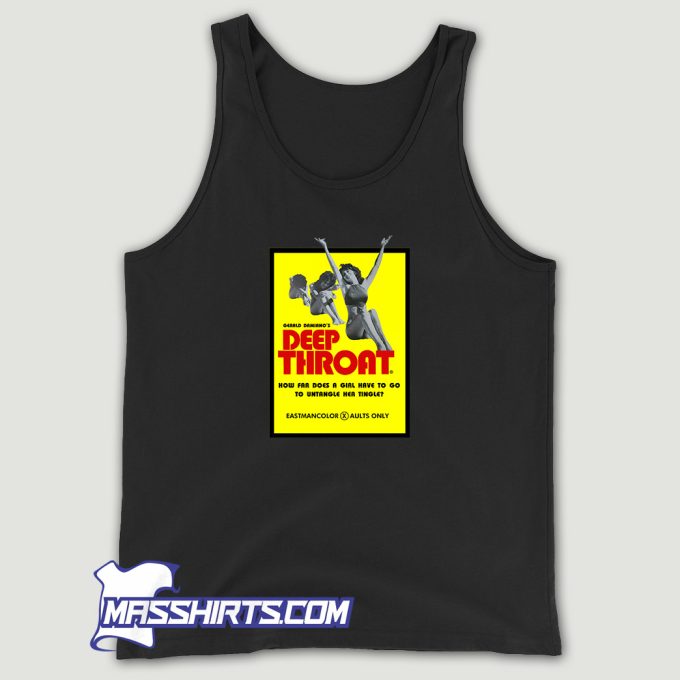 Deep Throat Movie Poster Tank Top