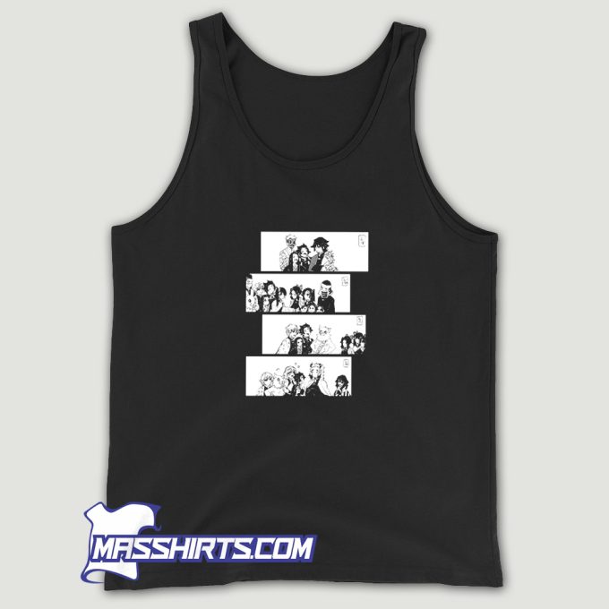 Demon Slayer Anime Manga Characters Japanese Tank Top