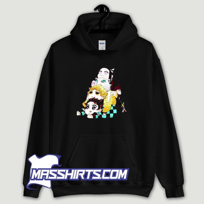 Demon Slayer Gang Cute Hoodie Streetwear