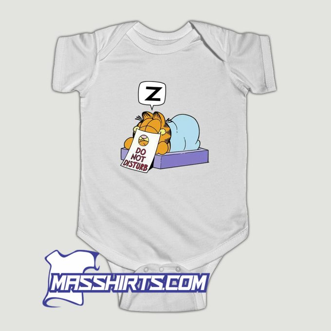 Garfield Do Not Disturb Baby Onesie