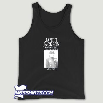 Janet Jackson Rhythm Nation 1990 World Tour Tank Top