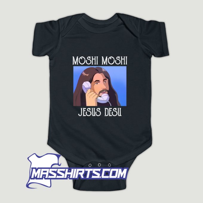 Moshi Moshi Jesus Desu Baby Onesie