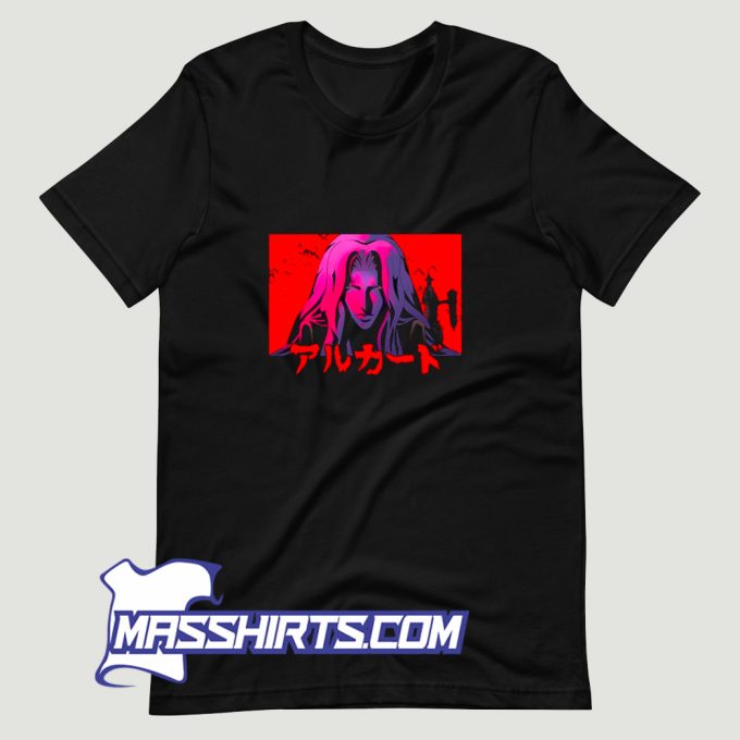 Netflix Castlevania Alucard Portrait T Shirt Design