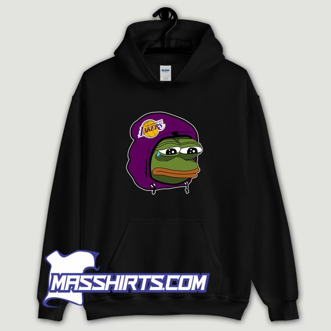 Pepe The Frog Los Angeles Lakers Meme Hoodie Streetwear