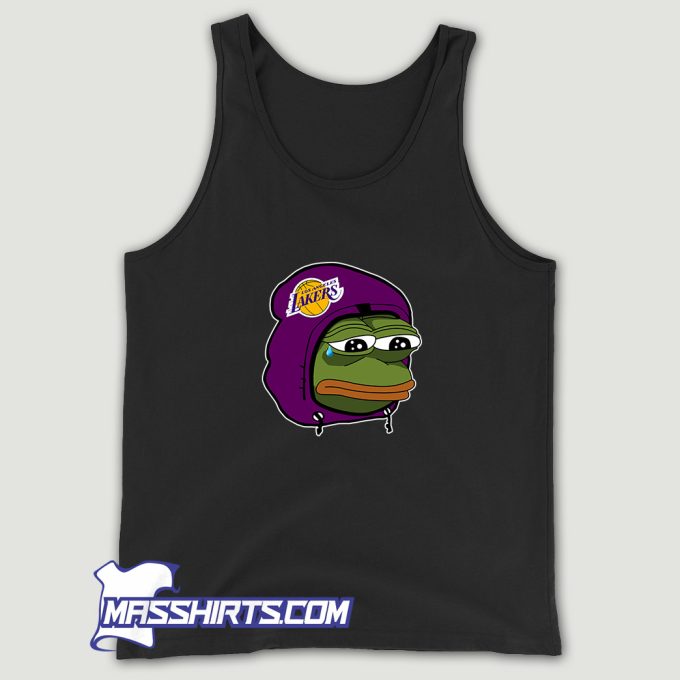 Pepe The Frog Los Angeles Lakers Meme Tank Top