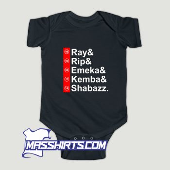 Ray Rip Emeka Kemba Shabazz Baby Onesie