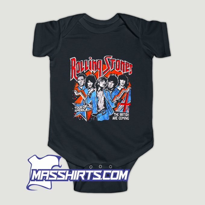 Rolling Stones Tour Of America Baby Onesie